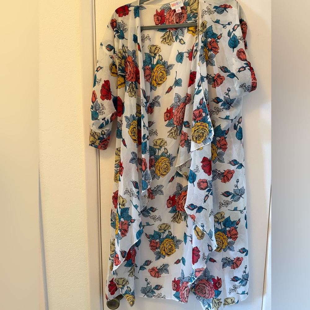 LuLaRoe Multicolor Floral Jacket